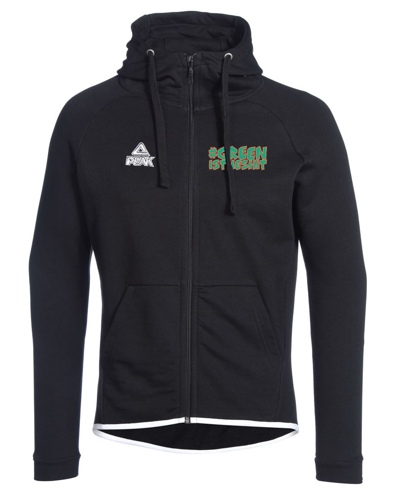 Iguanas PEAK ZIP Hoodie #greenistheshit