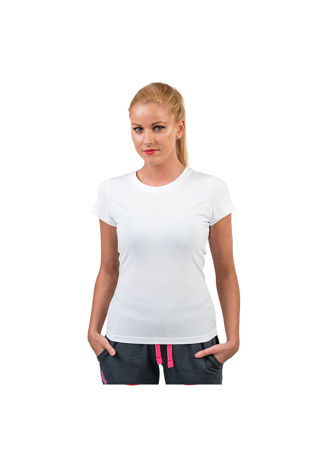 PEAK T Shirt Damen Logo Schulter