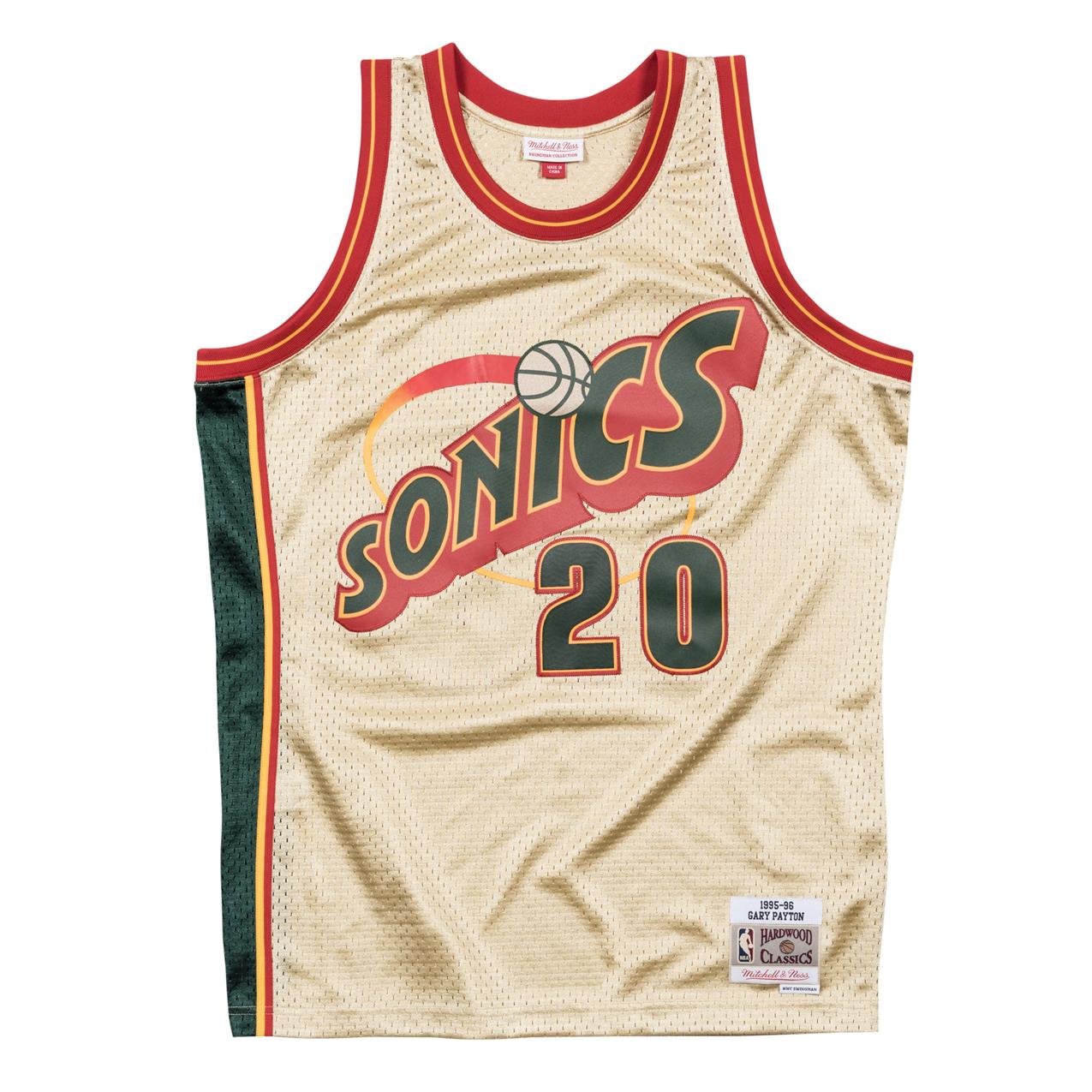 M&N NBA Swingman Jersey Seattle Supersonics Gary Payton 20