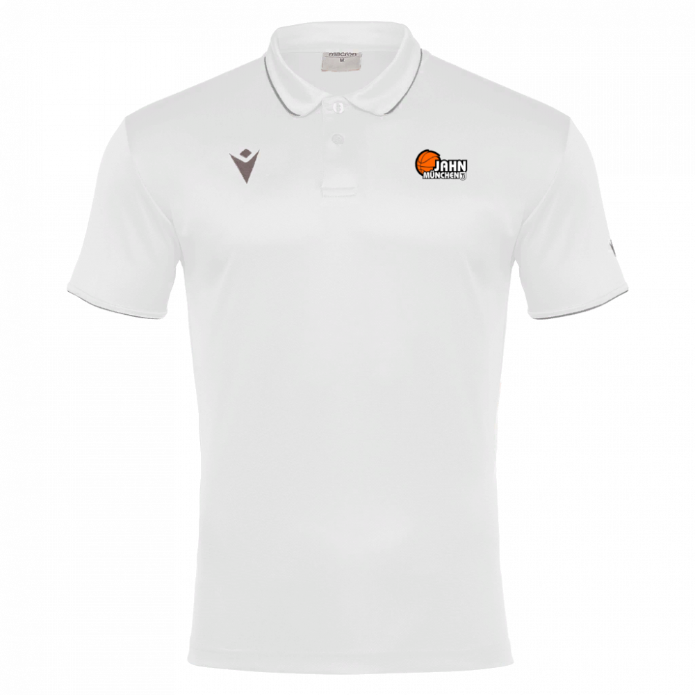 Jahn Basketball Poloshirt weiß