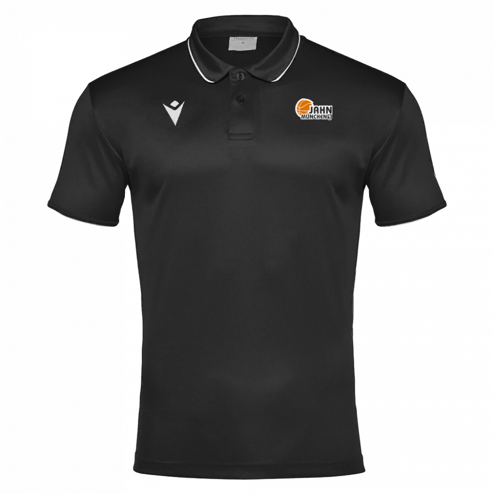 Jahn Basketball Poloshirt schwarz