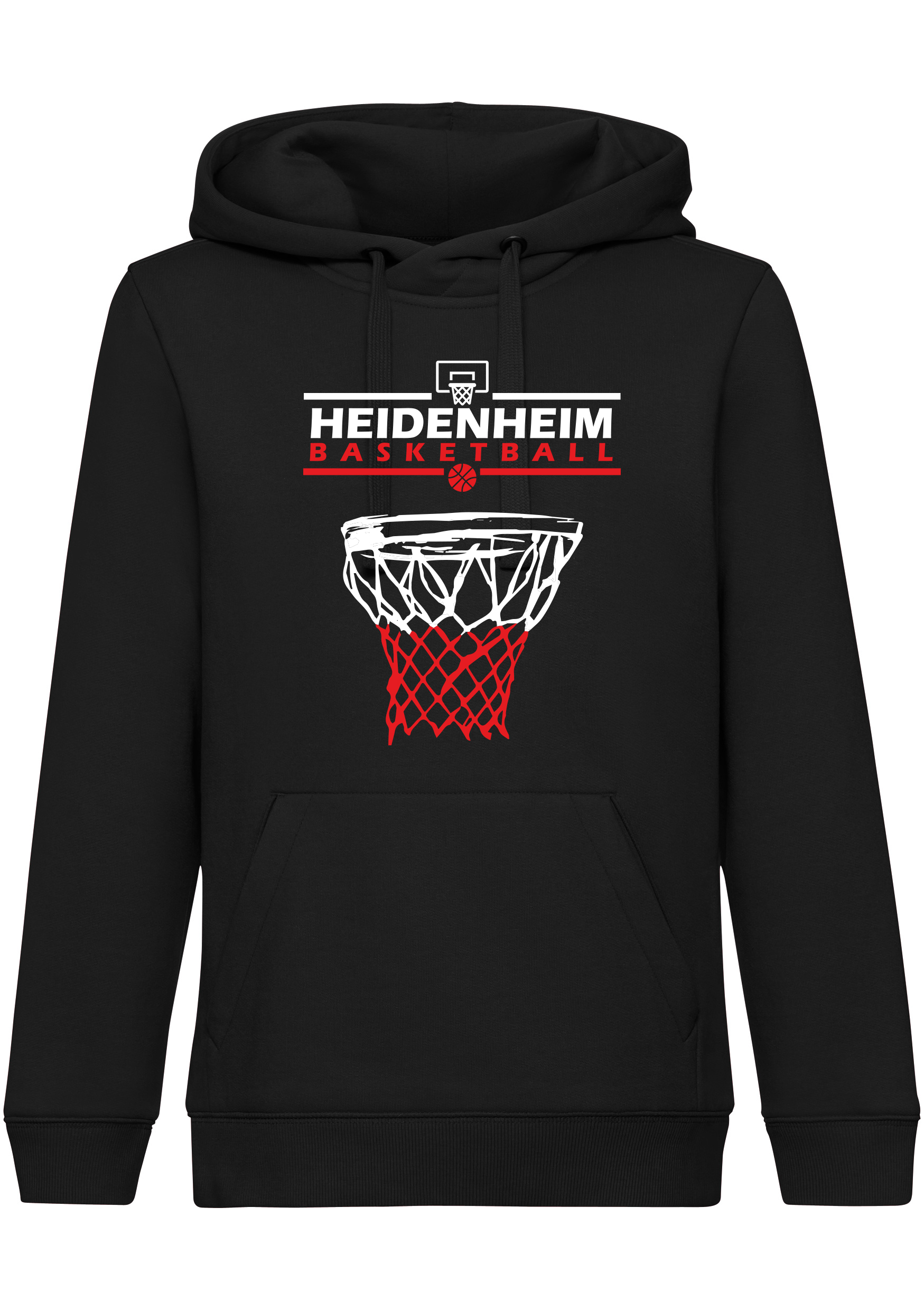 Heidenheim Hoodie Korb schwarz