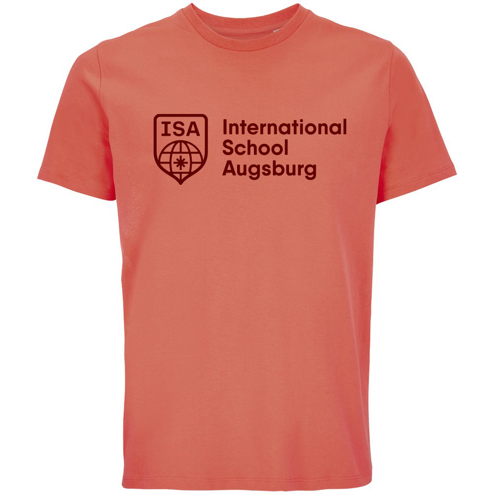 International School Augsburg T-Shirt pop orange
