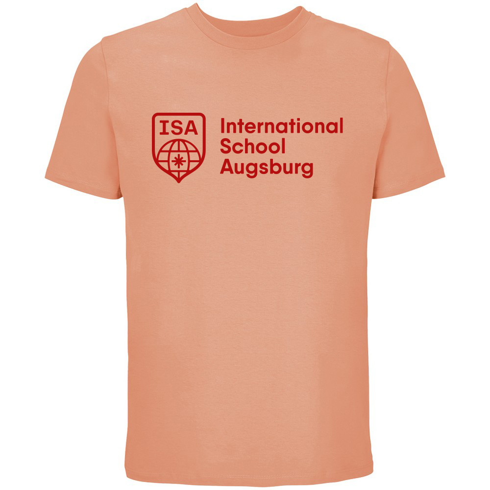 International School Augsburg T-Shirt peach