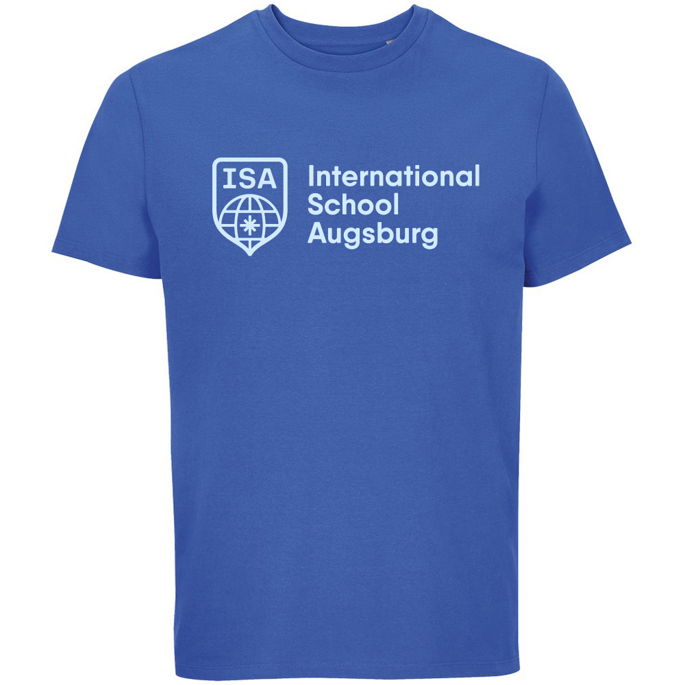 International School Augsburg T-Shirt royal blue