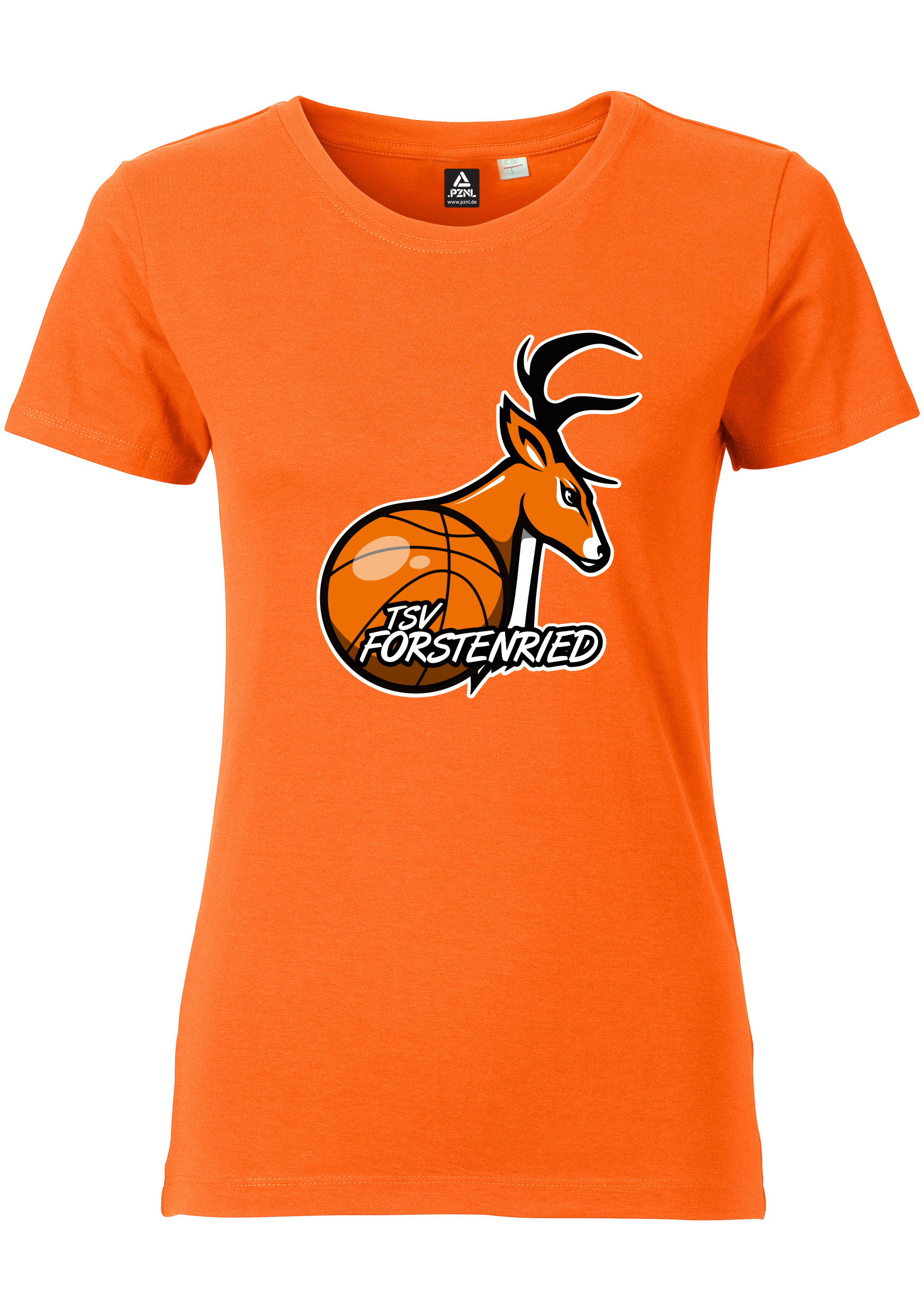 Forstenried Baskets T-Shirt Damen großes Logo