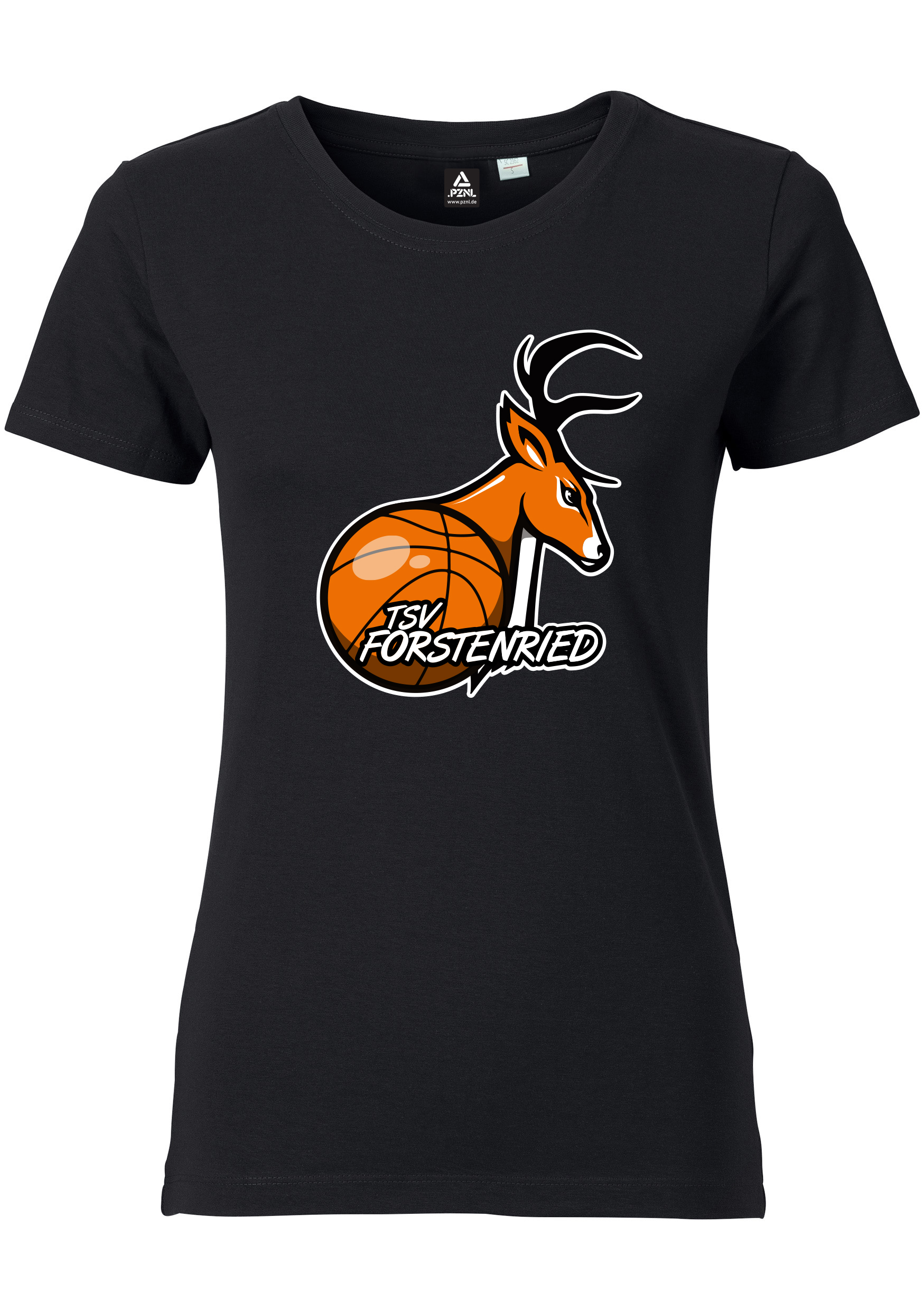 Forstenried Baskets T-Shirt Damen großes Logo