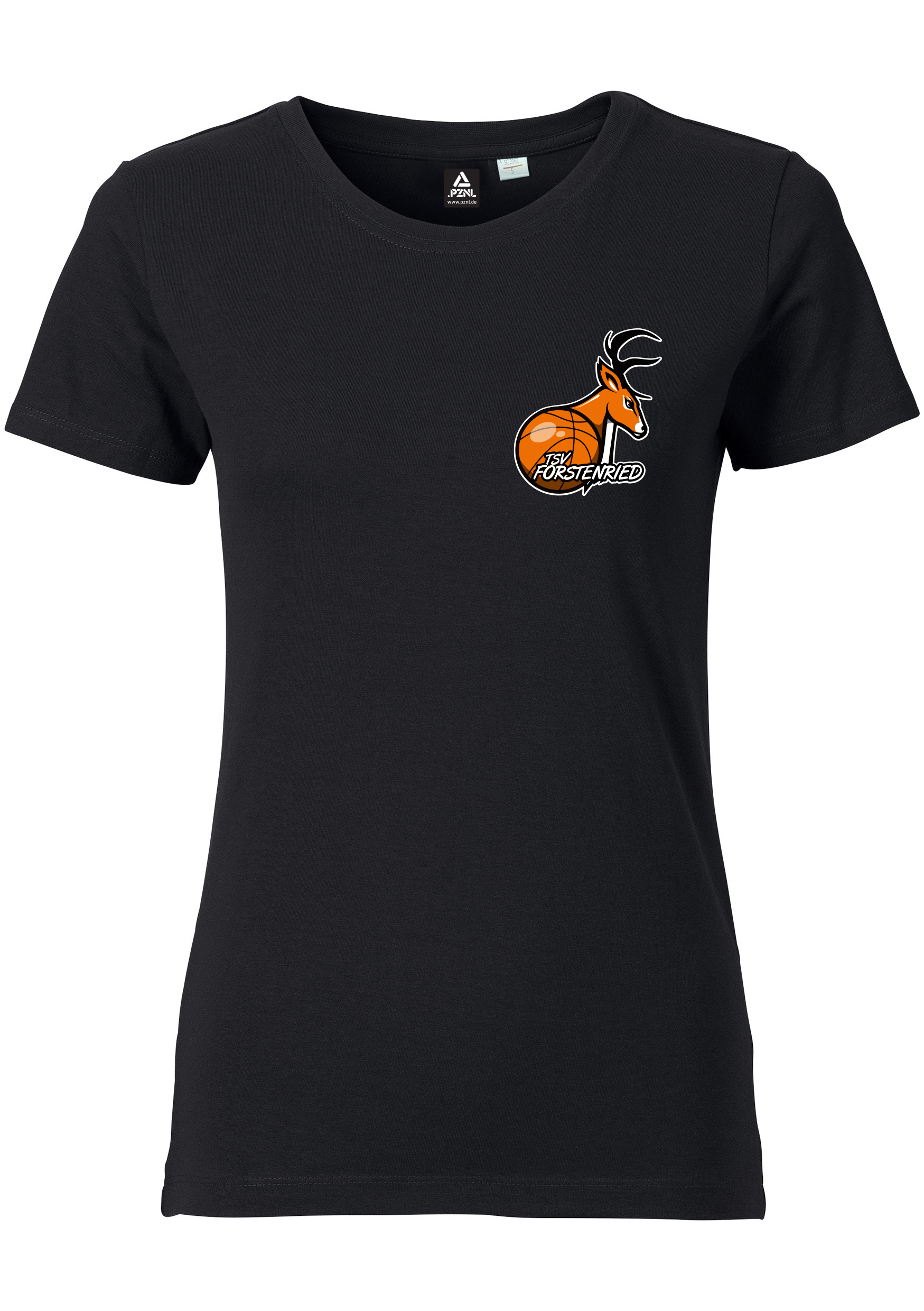 Forstenried Baskets T-Shirt Damen kleines Logo