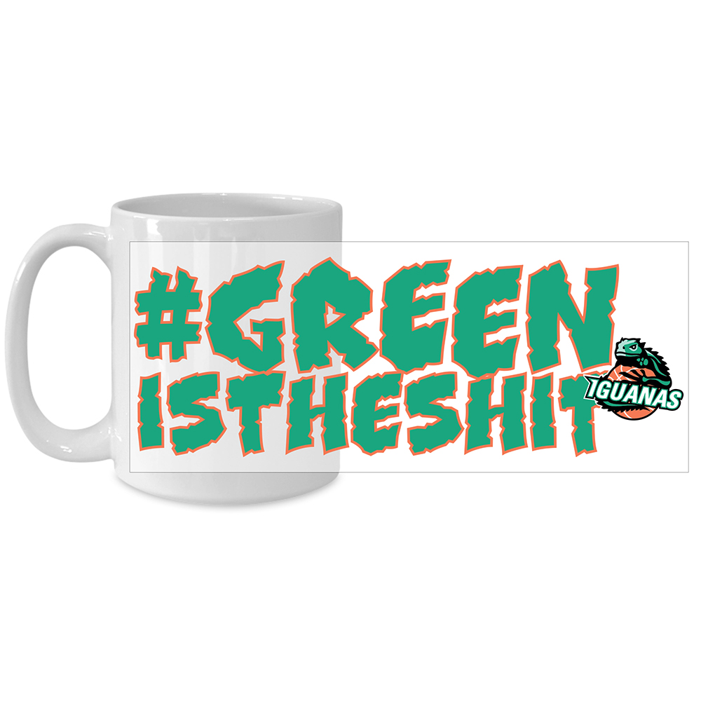Iguanas Tasse #greenistheshit