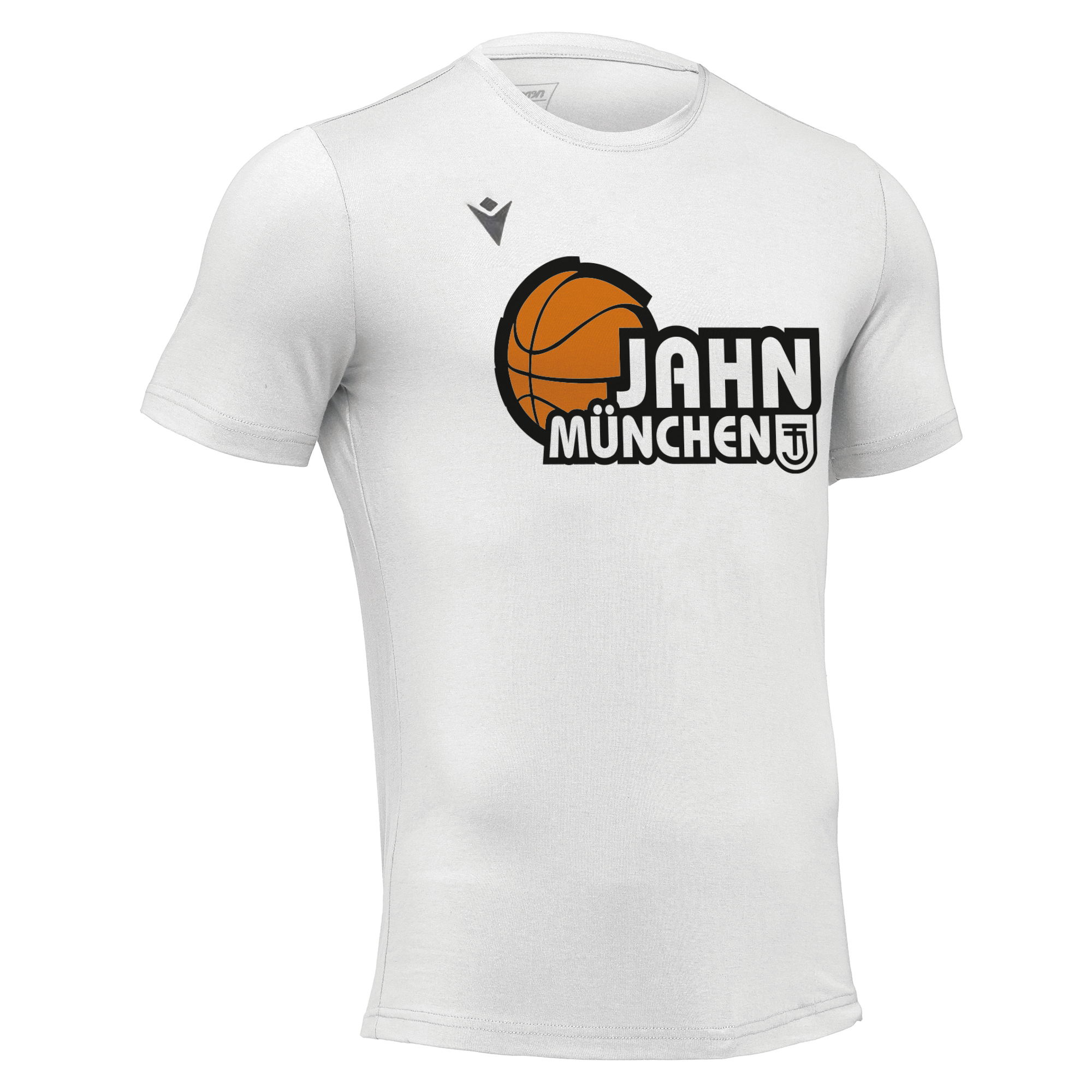 Jahn Basketball T-Shirt weiß Big Logo (individualisierbar) weiß