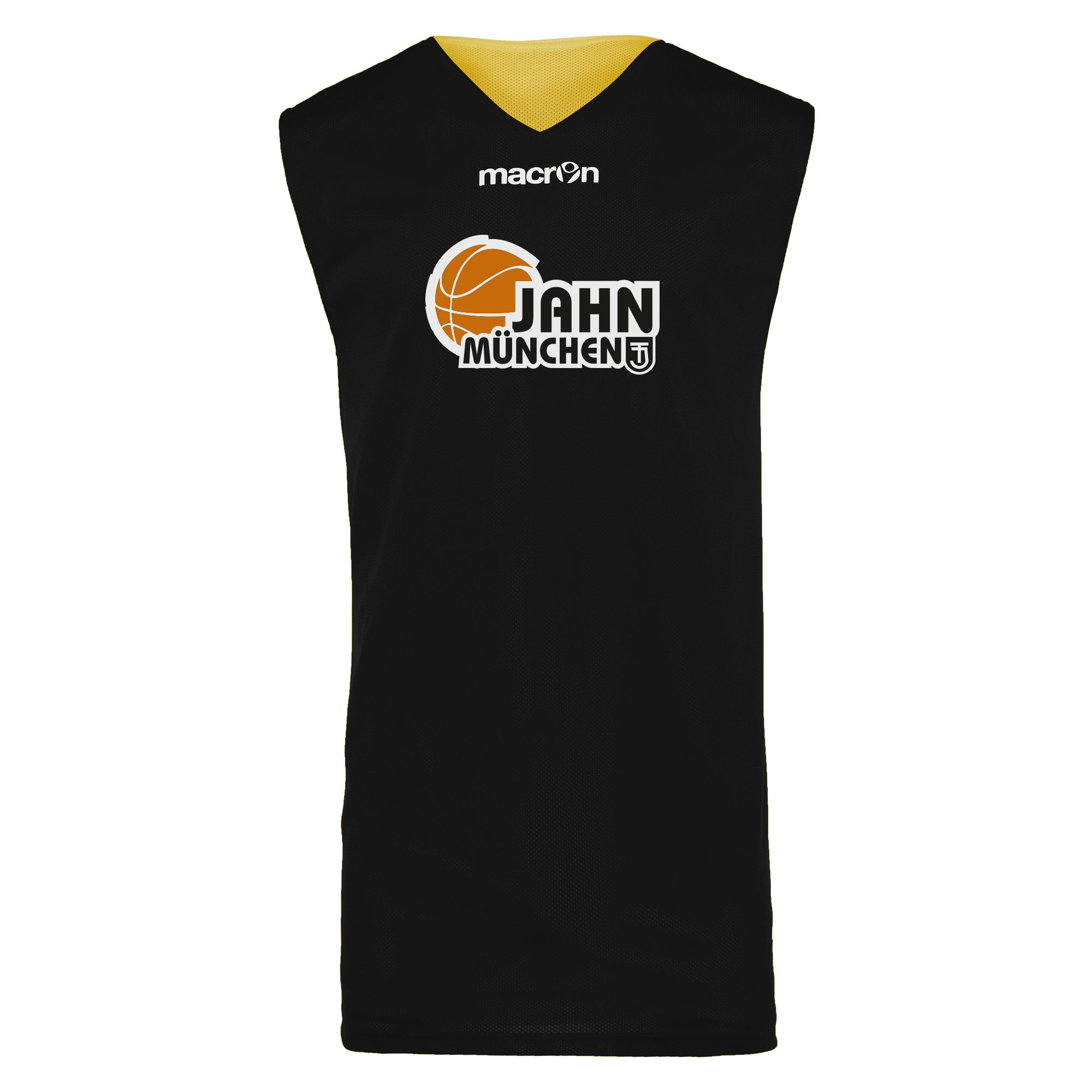 Jahn Wendeshirt (individualisierbar) Schwarz Gelb