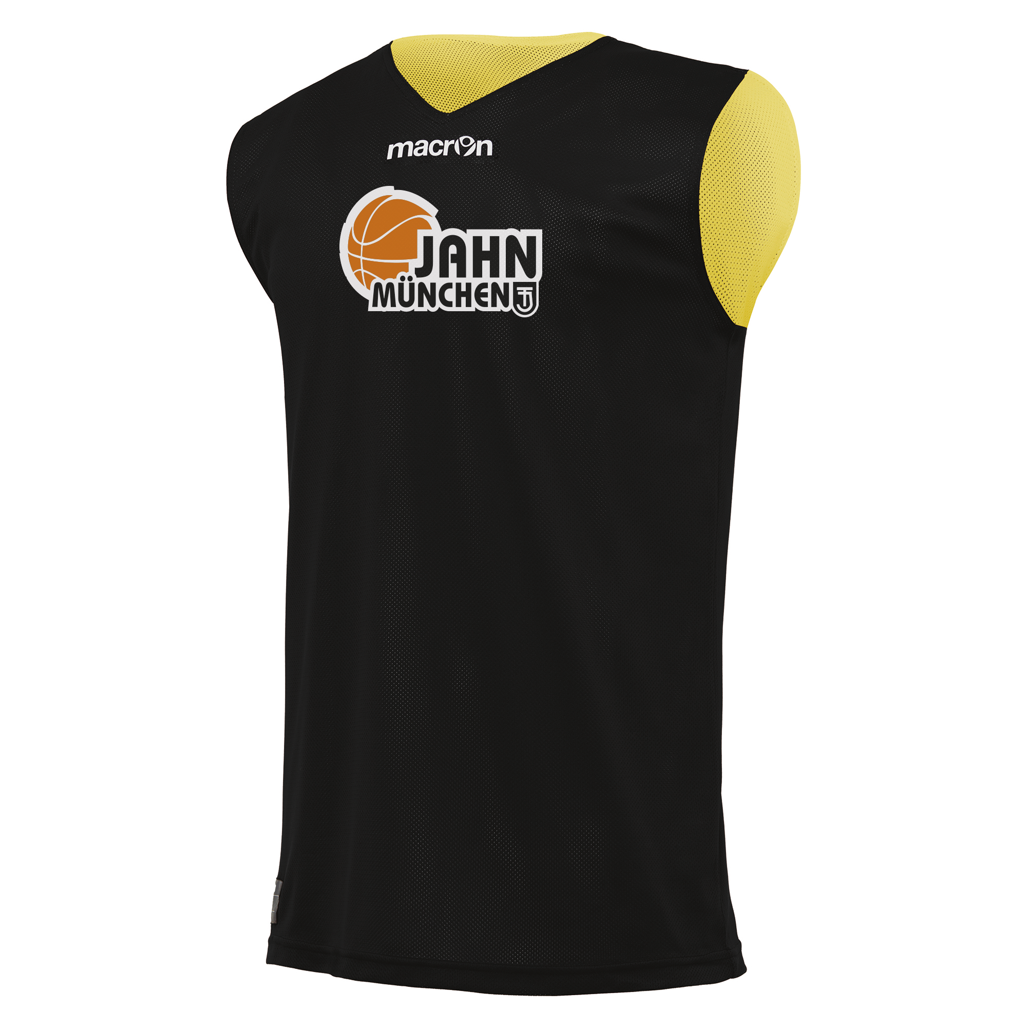 Jahn Wendeshirt (individualisierbar) Schwarz Gelb