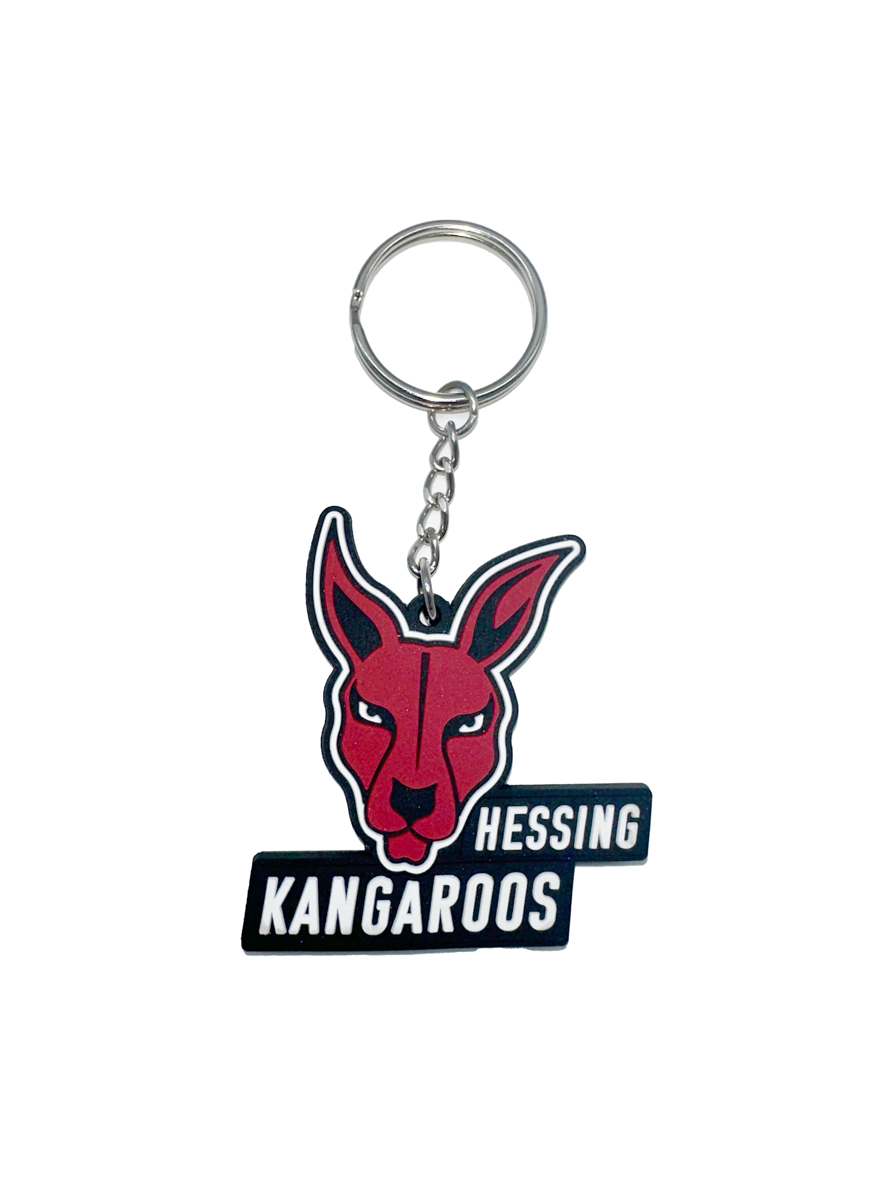 Hessing Schlüsselanhänger Kangaroos 3D schwarz