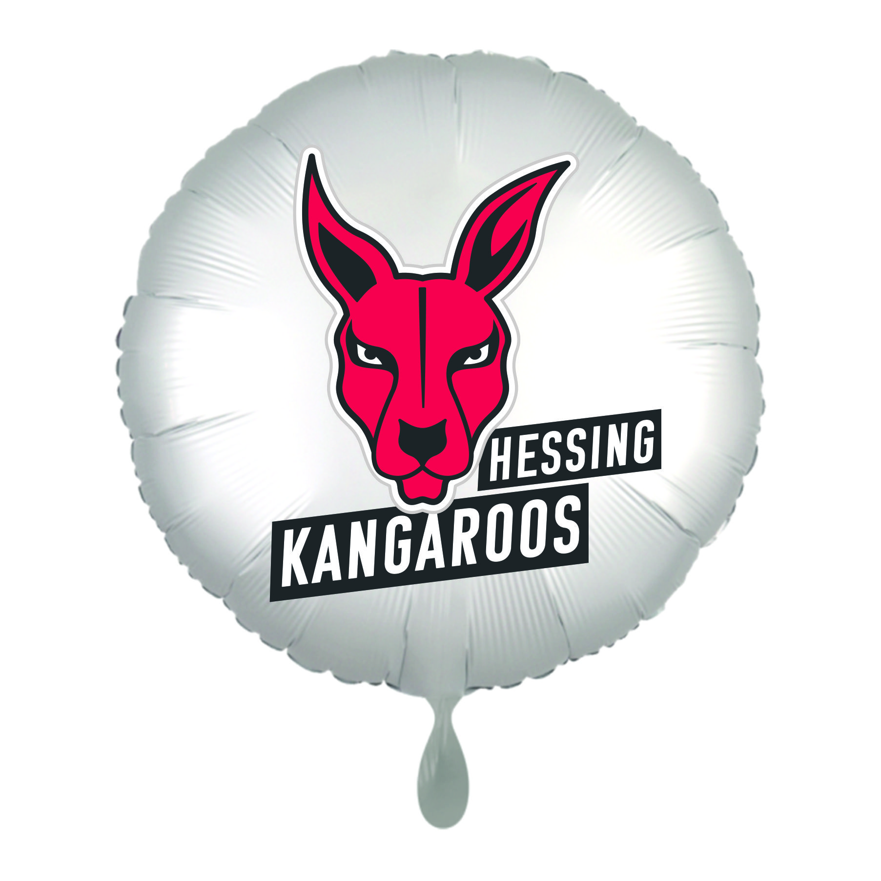 Hessing Kangaroos Folienballon weiss