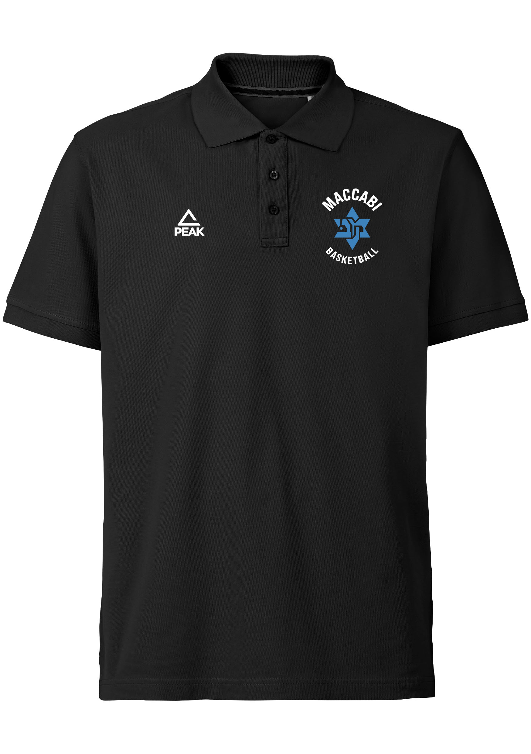 Maccabi München Poloshirt schwarz