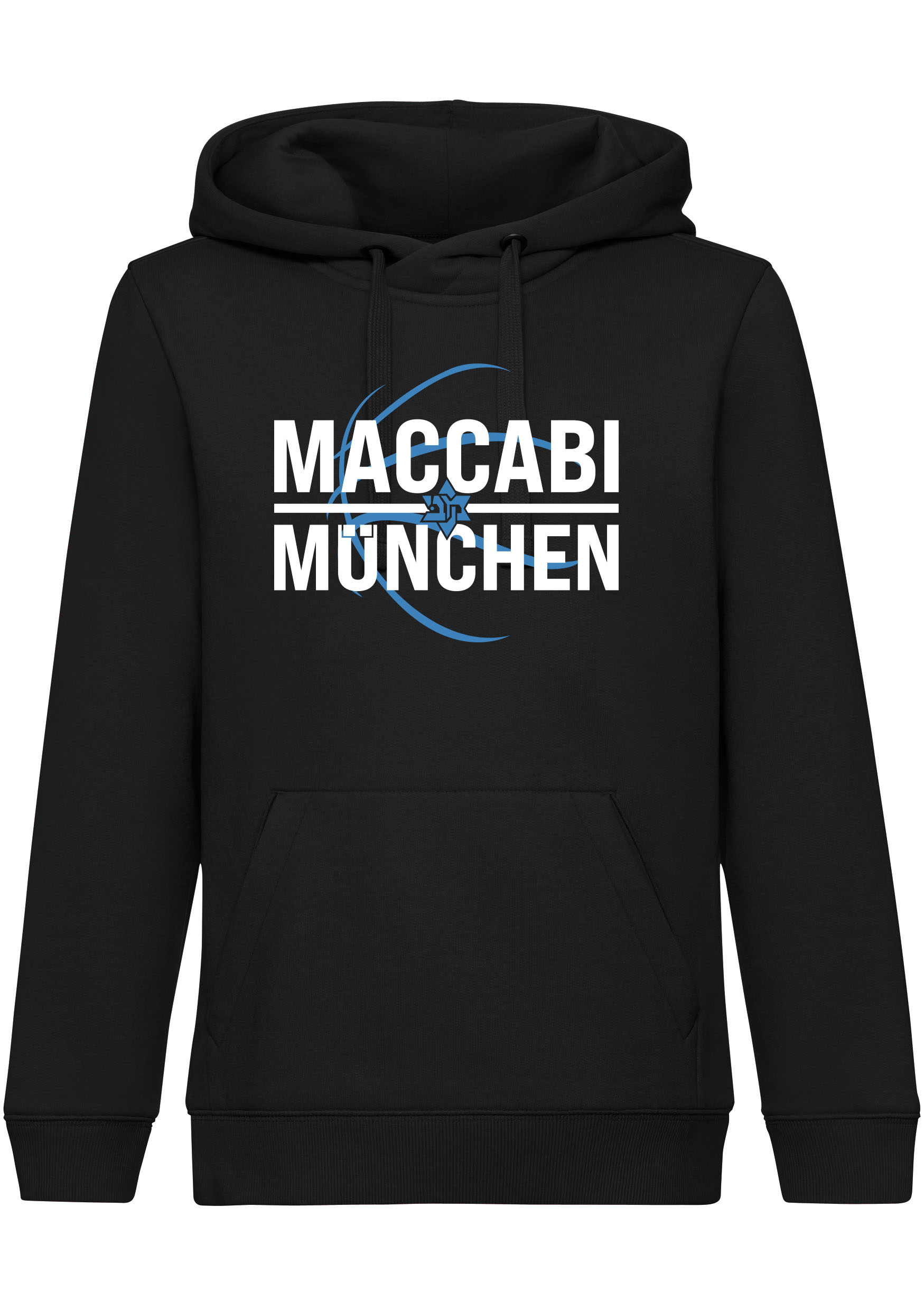 Maccabi München Hoodie Kids schwarz