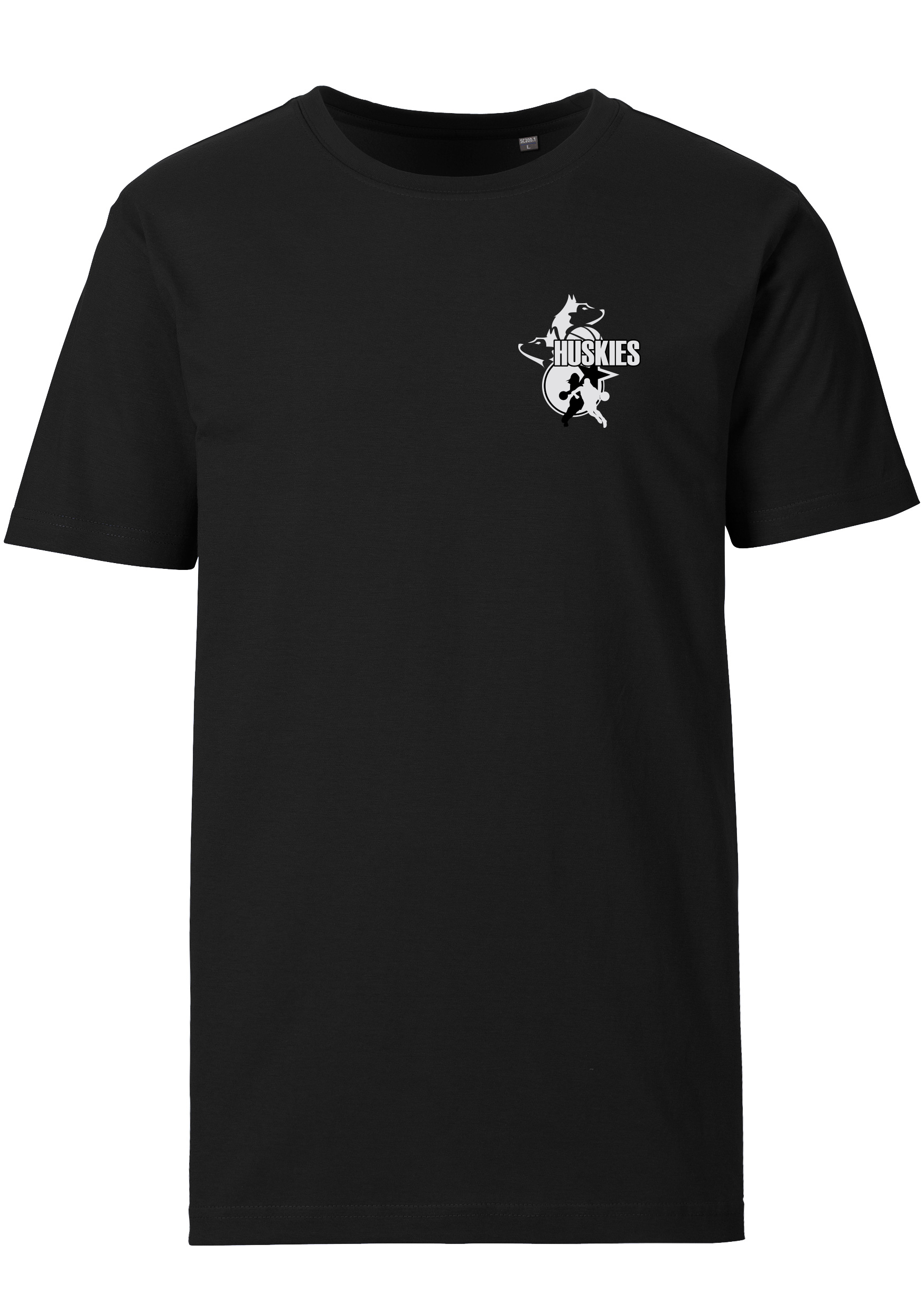Huskies T-Shirt Logo klein schwarz
