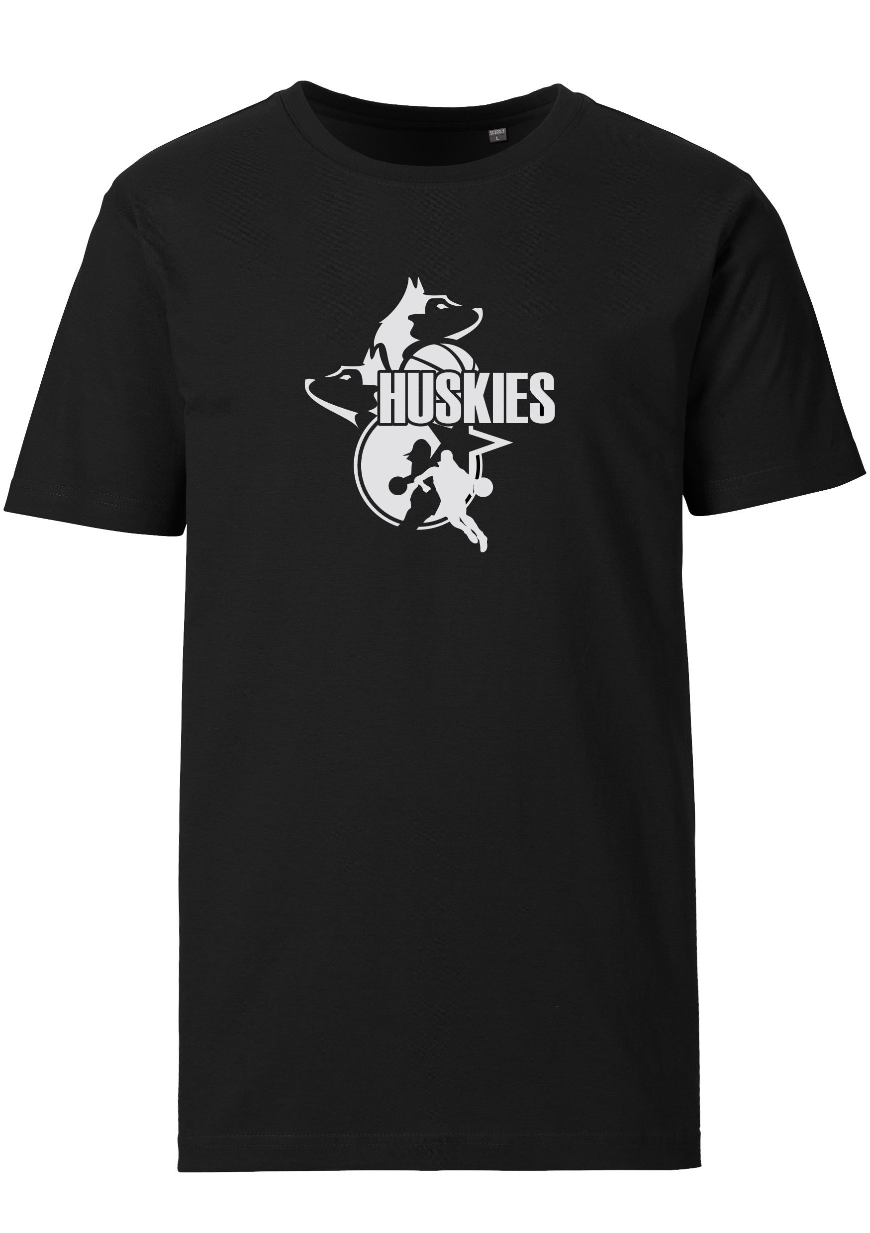 Huskies T-Shirt Logo groß Kids schwarz