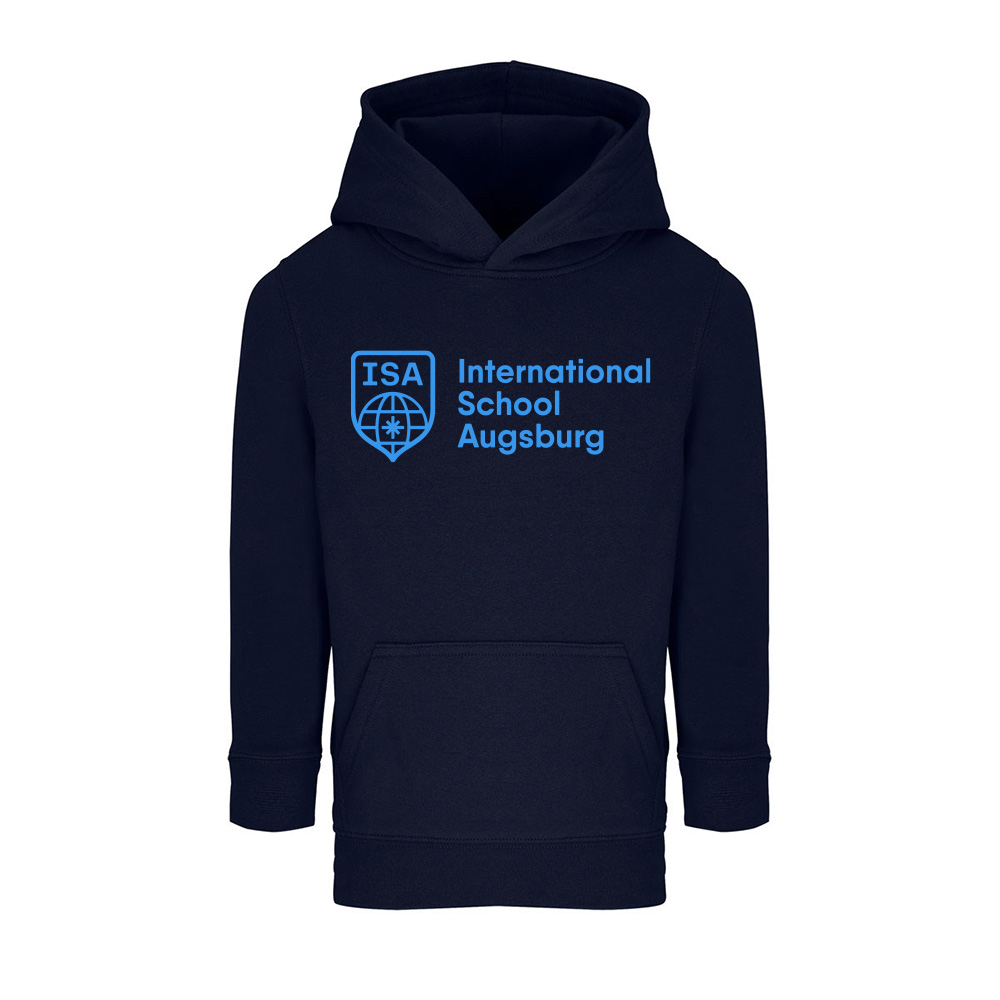 International School Augsburg Hoodie Kinder french navy french navy