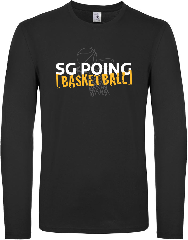 SG Poing Longsleeve SG Poing Basketball schwarz