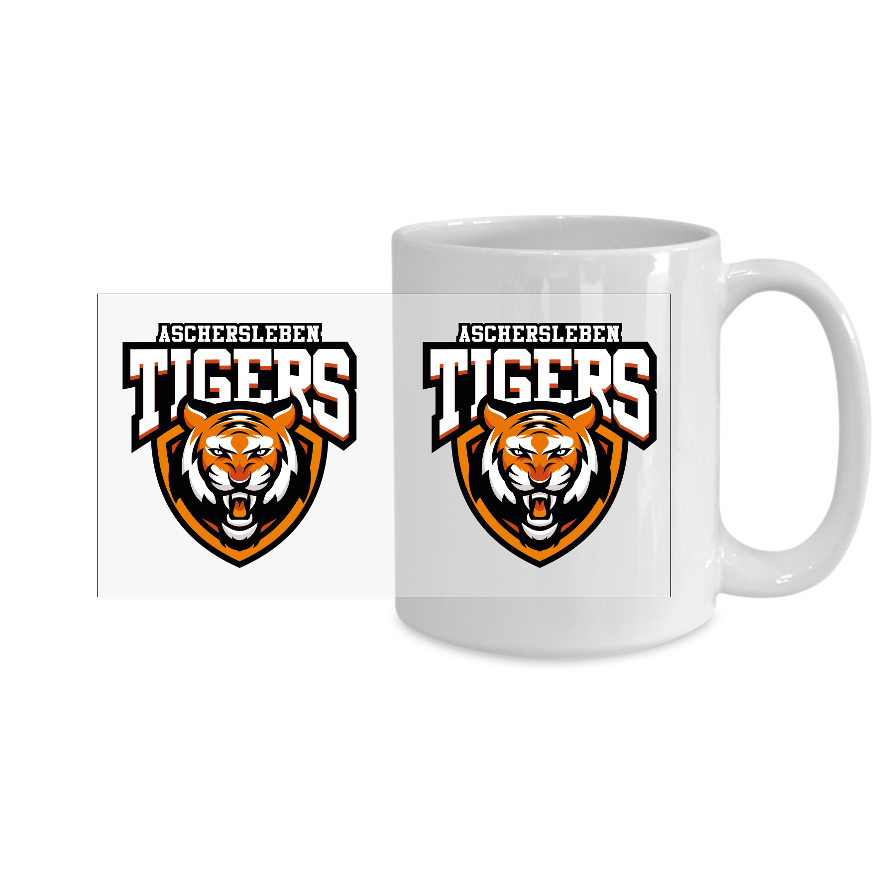 Aschersleben Tigers Tasse Logo