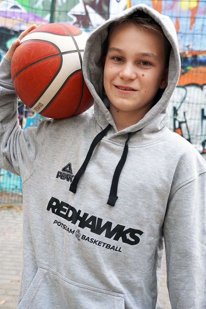 RedHawks Potsdam Kids Hoodie Schriftzug