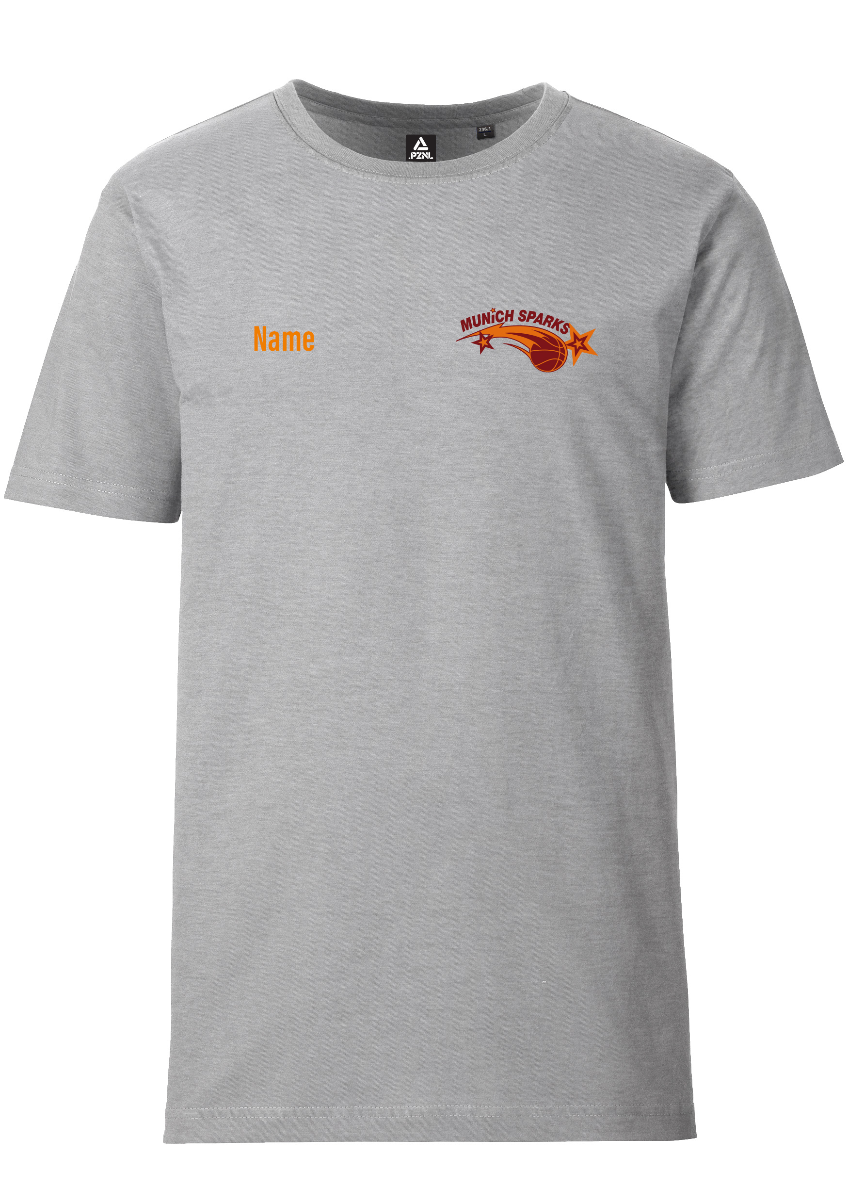 Munich Sparks Unisex T-Shirt Logo klein personalisierbar