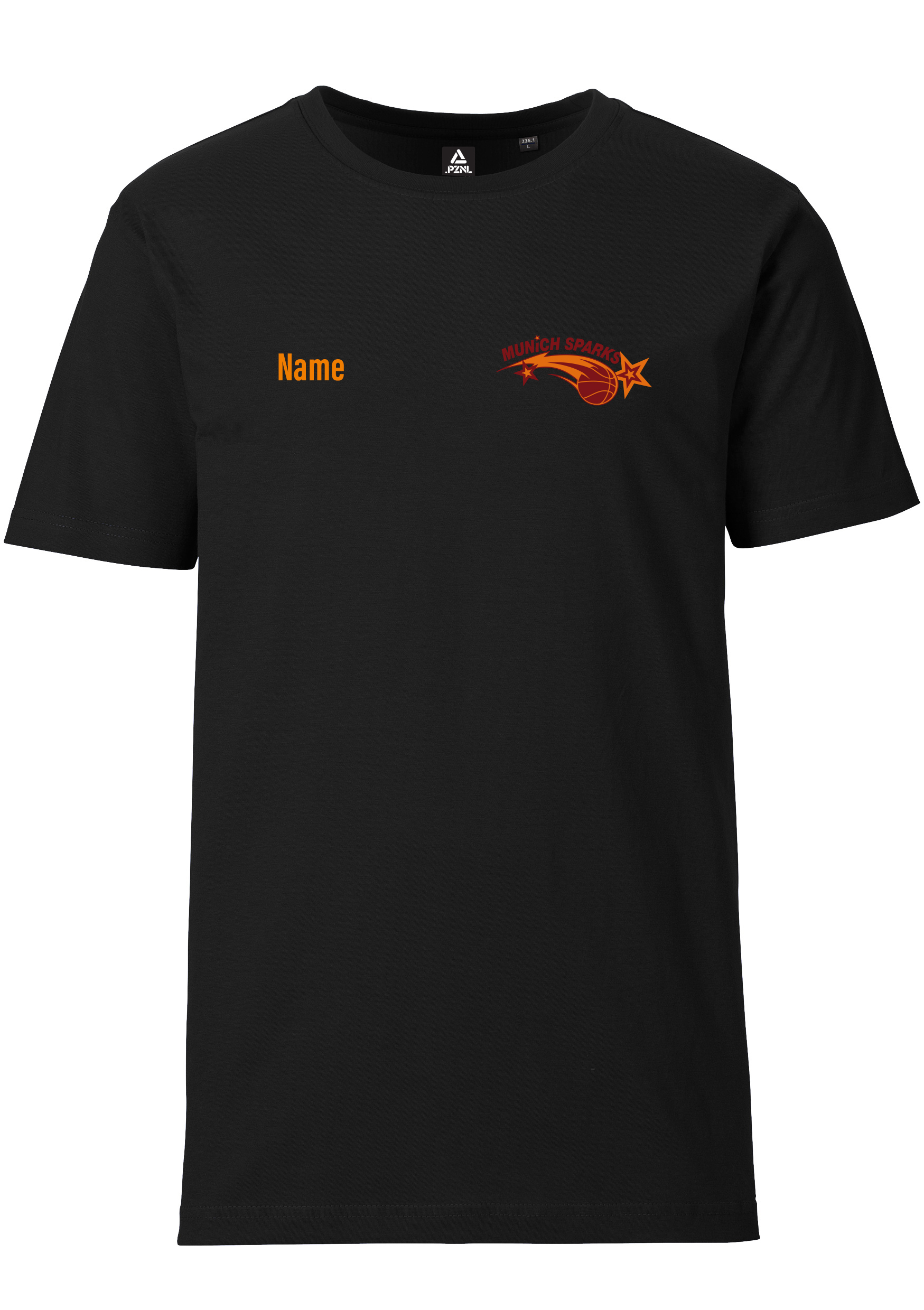 Munich Sparks Unisex T-Shirt Logo klein personalisierbar