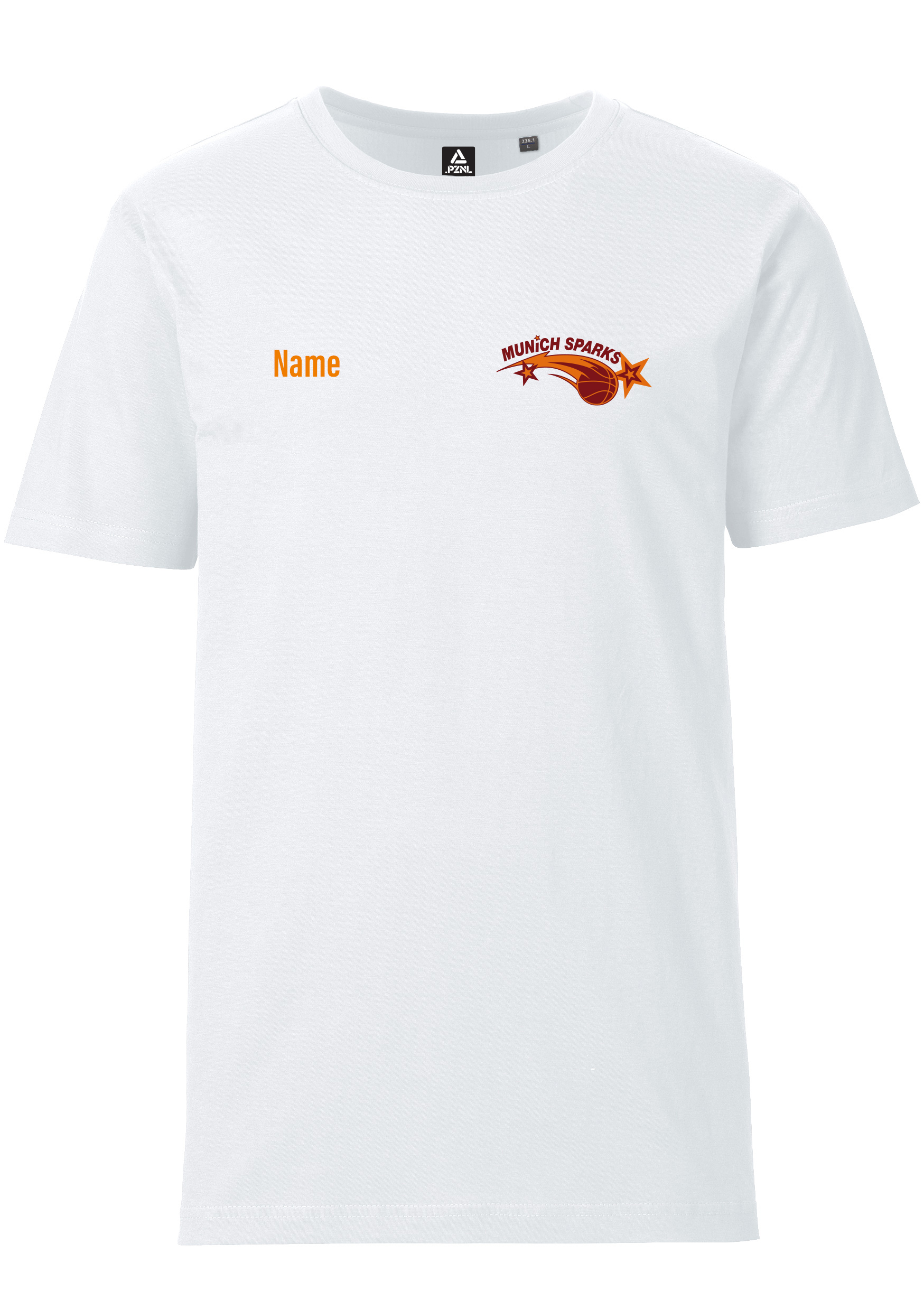 Munich Sparks Unisex T-Shirt Logo klein personalisierbar