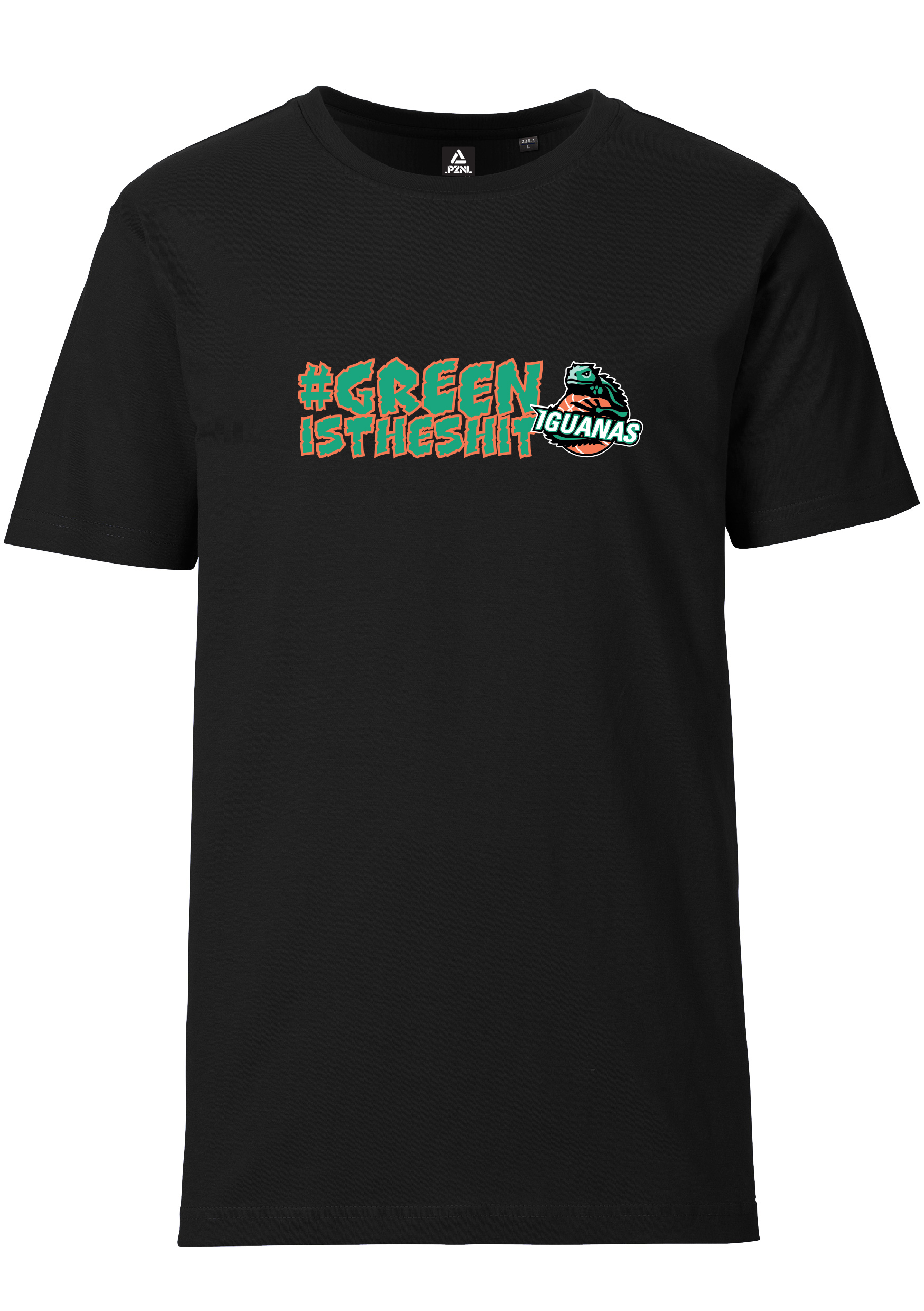 Iguanas T-Shirt Herren #greenistheshit