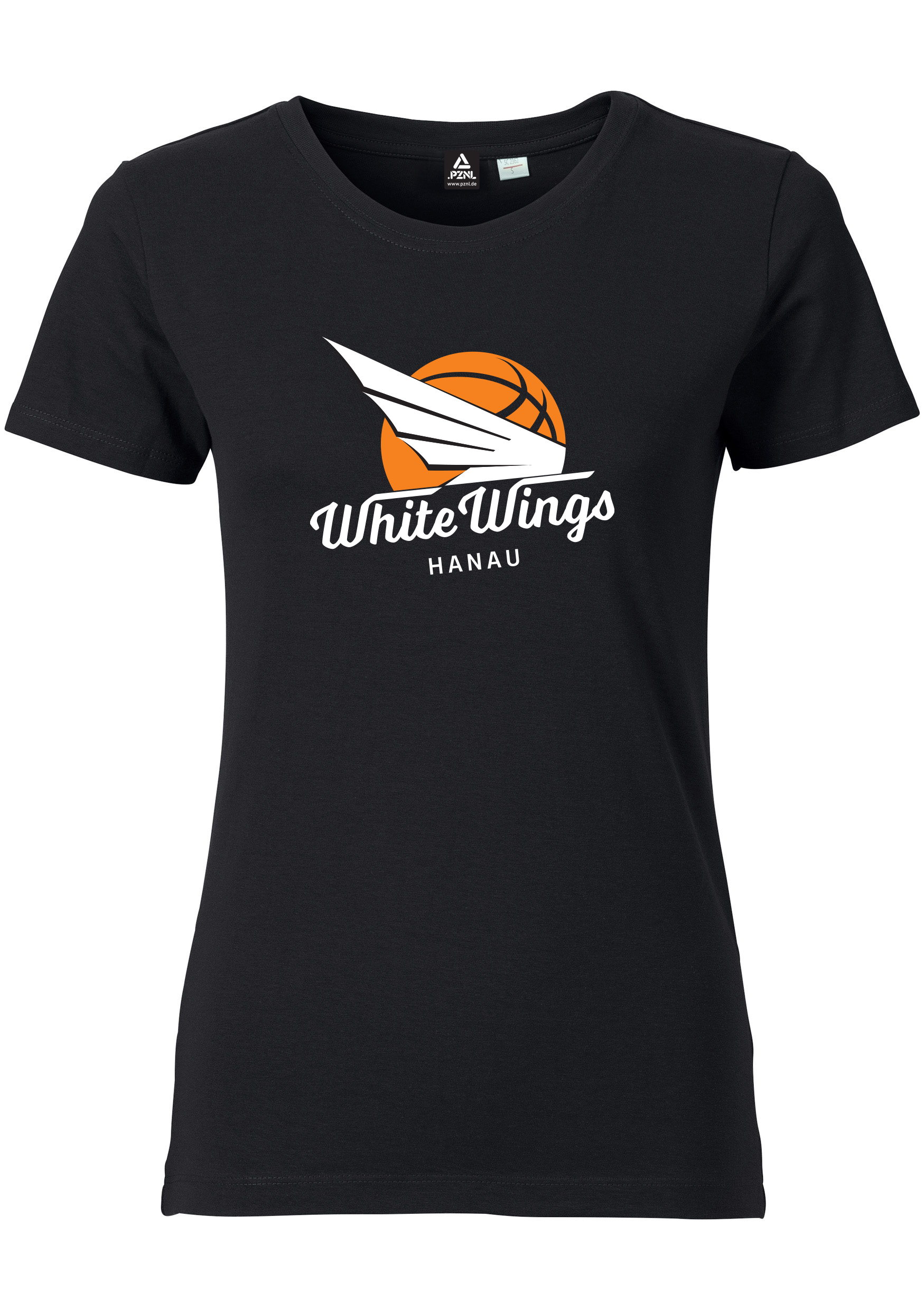 White Wings T Shirt Damen Logo groß