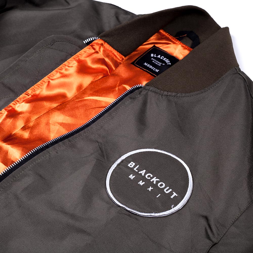 Blackout Bomber Jacket Color Crew GmbH