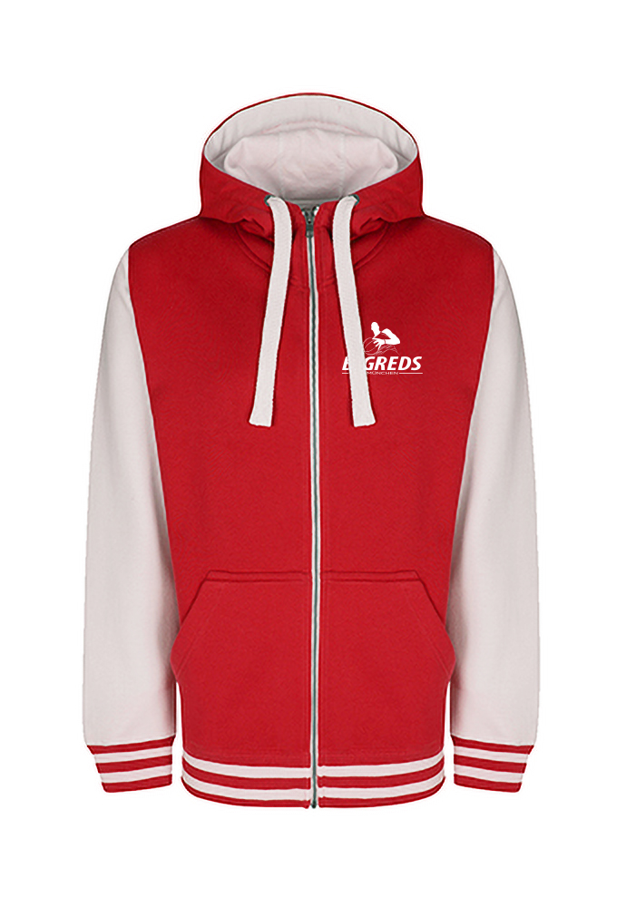 Bigreds Kapuzen-Collegejacke