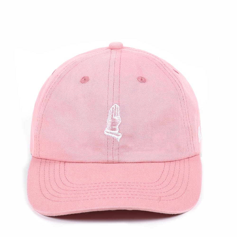 Blackout Sign Curved Cap Pink 